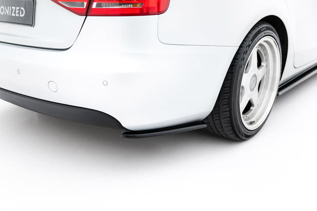 Maxton side splitters til Audi A4 Sedan / Avant B8 – blank sort – billede 1 af 5