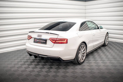 Maxton side splitters til Audi A5 Coupe 8T Facelift – blank sort – billede 2 af 5
