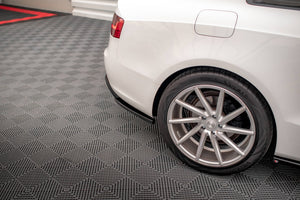 Maxton side splitters til Audi A5 Coupe 8T Facelift – blank sort – billede 3 af 5