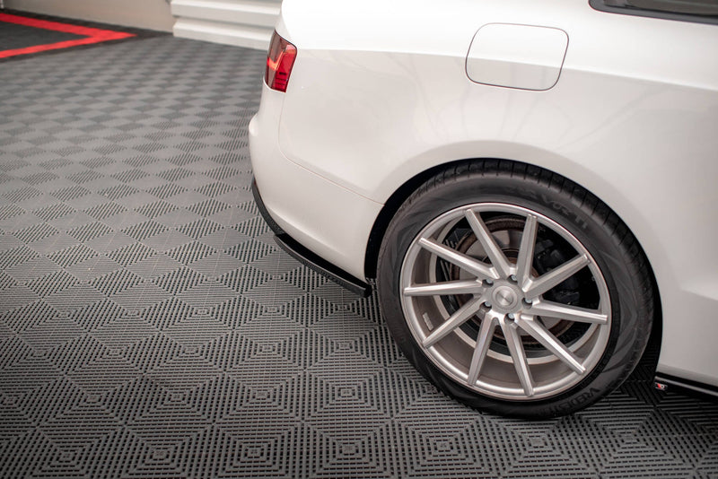 Maxton side splitters til Audi A5 Coupe 8T Facelift – blank sort – billede 3 af 5