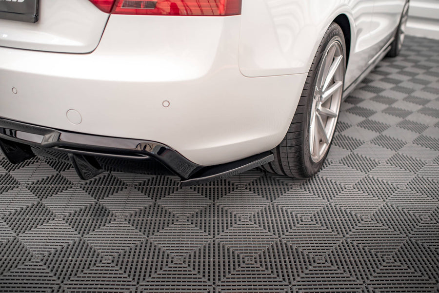 Maxton side splitters til Audi A5 Coupe 8T Facelift – blank sort – billede 1 af 5