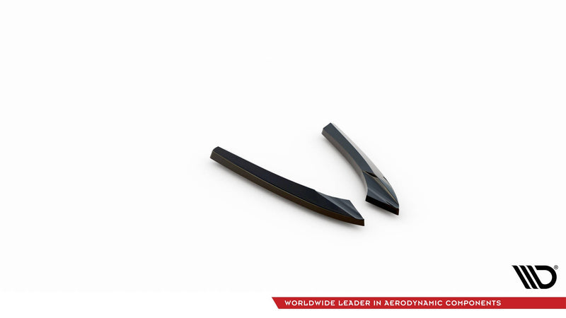 Maxton side splitters til Audi A5 Coupe 8T Facelift – blank sort – billede 4 af 5