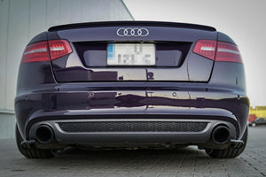 Maxton side splitters til Audi A6 S-Line C6 / C6 Facelift Sedan / Avant – blank sort – billede 3 af 3