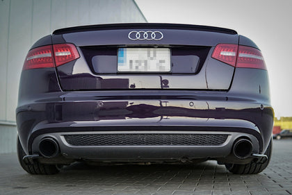 Maxton side splitters til Audi A6 S-Line C6 / C6 Facelift Sedan / Avant – blank sort – billede 3 af 3
