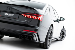 Maxton side splitters til Audi A6 S-Line / S6 C8 / C8 Facelift – blank sort – billede 1 af 6