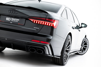 Maxton side splitters til Audi A6 S-Line / S6 C8 / C8 Facelift – blank sort – billede 1 af 6
