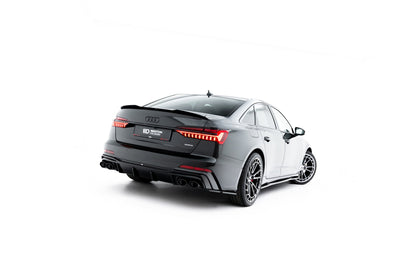 Maxton side splitters til Audi A6 S-Line / S6 C8 / C8 Facelift – blank sort – billede 3 af 6