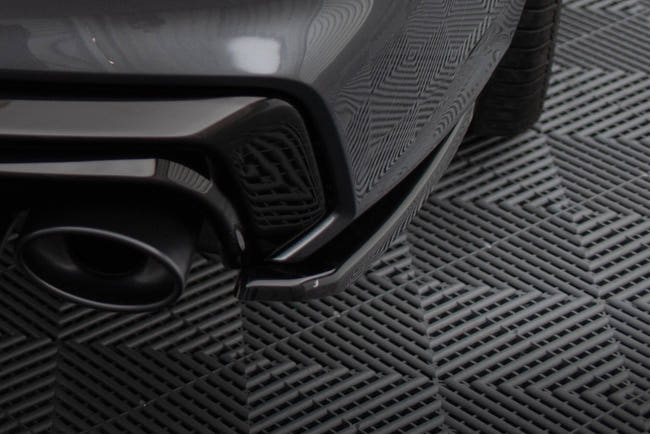 Maxton Rear Side Splitters Audi S7 C8 - Gloss Black