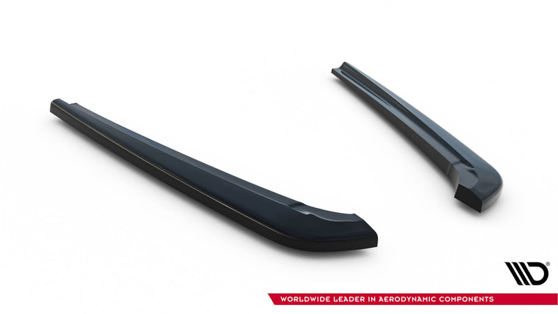 Maxton Rear Side Splitters Audi A7 S-Line (Facelift) - Gloss Black