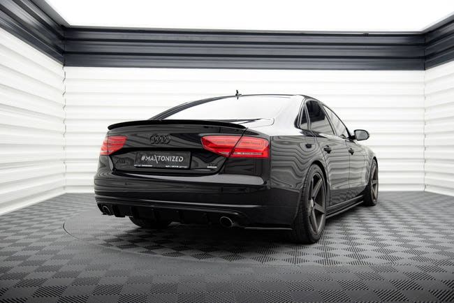 Maxton side splitters til Audi A8 D4 – blank sort – billede 2 af 5