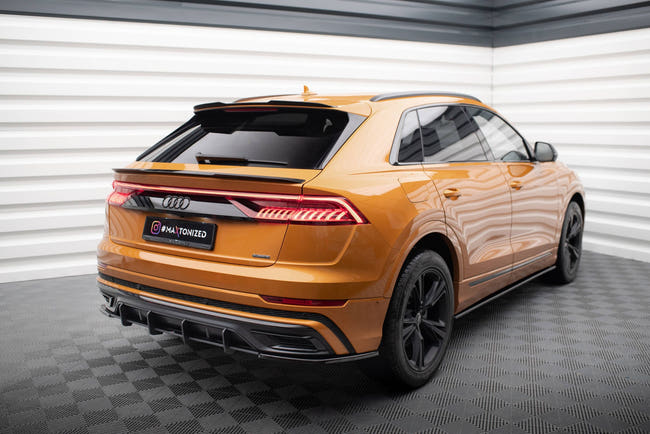 Maxton Rear Side Splitters Audi Q8 S-Line - Gloss Black