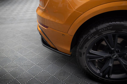 Maxton Rear Side Splitters Audi Q8 S-Line - Gloss Black