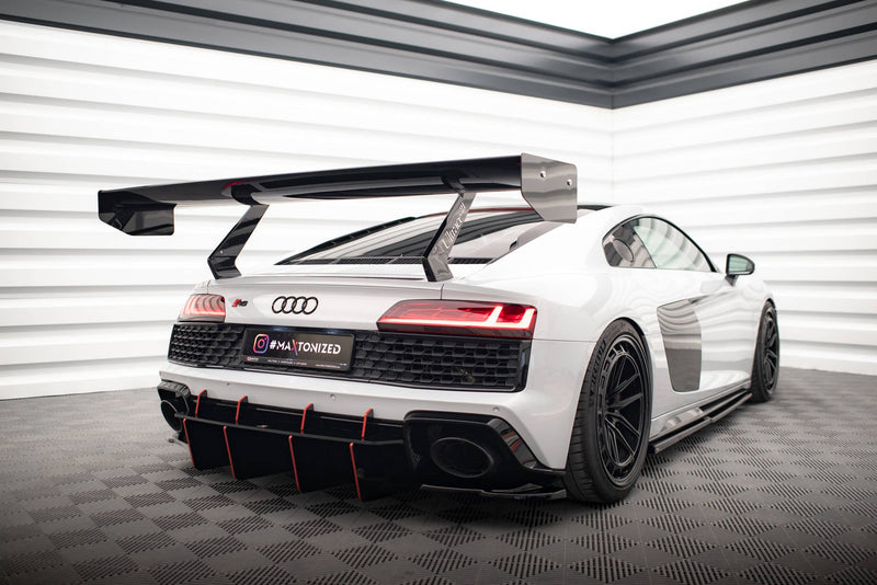 Maxton side splitters til Audi R8 Mk2 Facelift – blank sort – billede 2 af 6