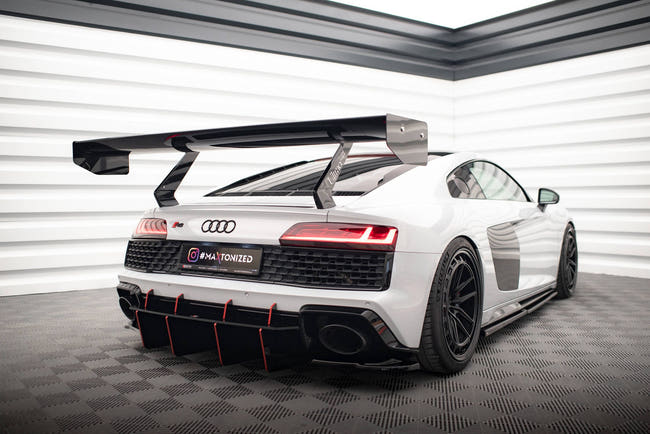 Maxton Rear Side Splitters Audi R8 Mk2 Facelift - Gloss Black