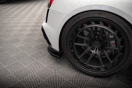 Maxton side splitters til Audi R8 Mk2 Facelift – blank sort – billede 3 af 6