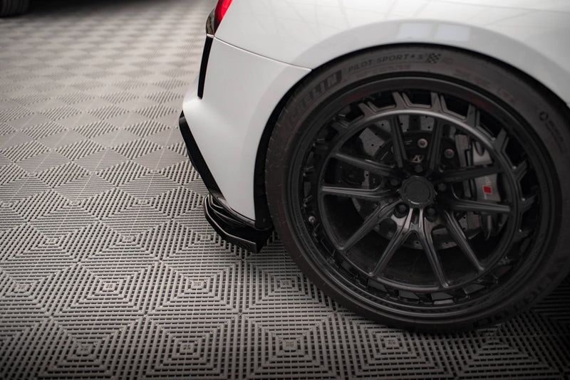 Maxton side splitters til Audi R8 Mk2 Facelift – blank sort – billede 3 af 6
