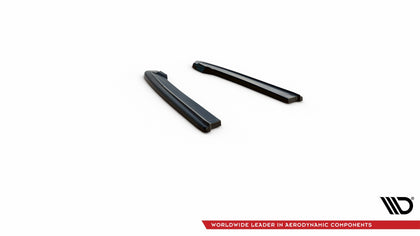 Maxton Rear Side Splitters Audi RS4 B9 Avant - Gloss Black