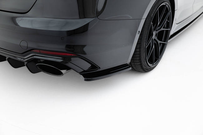 Maxton Rear Side Splitters Audi RS5 F5 Coupe  - Gloss Black