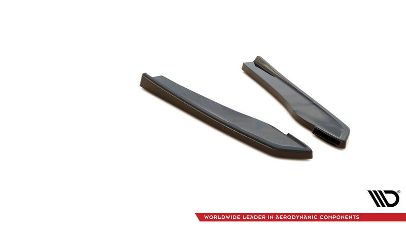 Maxton Rear Side Splitters Audi RS5 F5 Facelift - Gloss Black