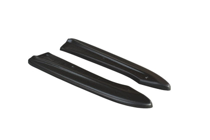 Maxton Rear Side Splitters Audi RS6 C6 Avant - Gloss Black