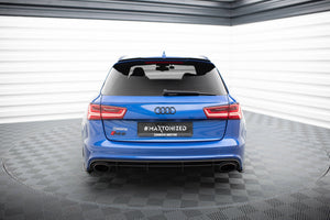 Maxton Rear Side Splitters Audi RS6 C7 / C7 Fl - Gloss Black