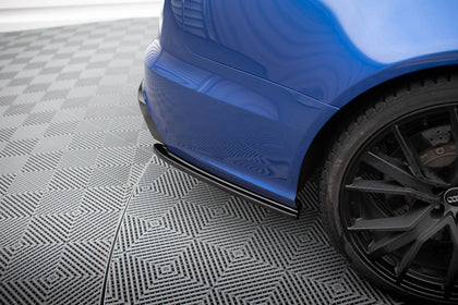 Maxton Rear Side Splitters Audi RS6 C7 / C7 Fl - Gloss Black
