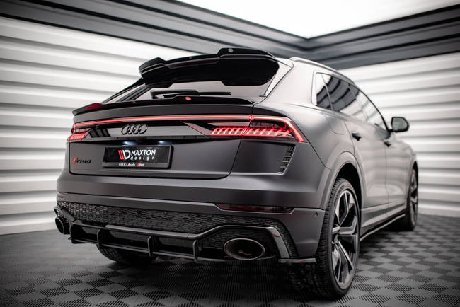 Maxton Rear Side Splitters Audi RSQ8 Mk1 - Gloss Black