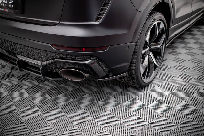 Maxton Rear Side Splitters Audi RSQ8 Mk1 - Gloss Black