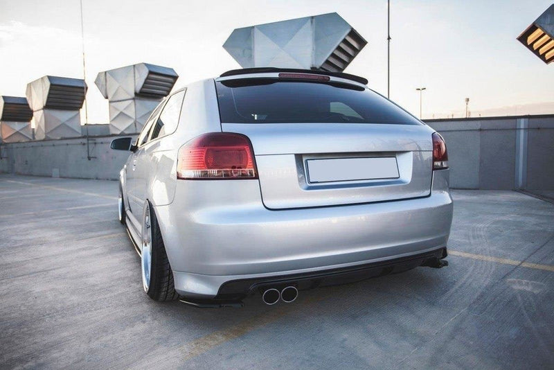 Maxton side splitters til Audi S3 8P / S3 8P Facelift – blank sort – billede 3 af 4
