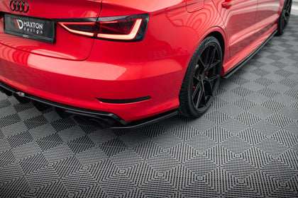 Maxton side splitters til Audi S3 Sedan 8V – blank sort – billede 1 af 5