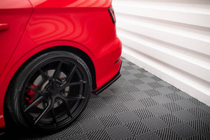 Maxton side splitters til Audi S3 Sedan 8V – blank sort – billede 3 af 5
