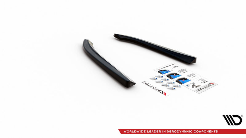 Maxton Rear Side Splitters Audi S8 D3 - Gloss Black