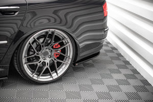 Maxton Rear Side Splitters Audi S8 D3 - Gloss Black