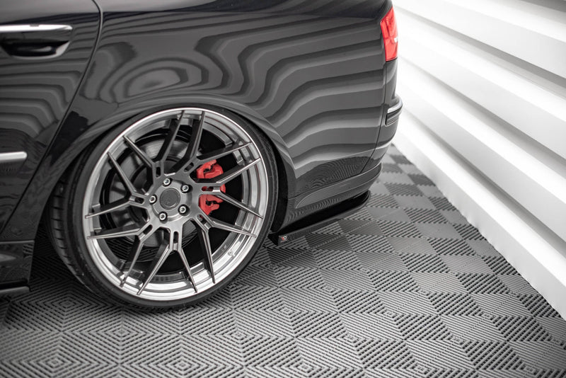 Maxton Rear Side Splitters Audi S8 D3 - Gloss Black