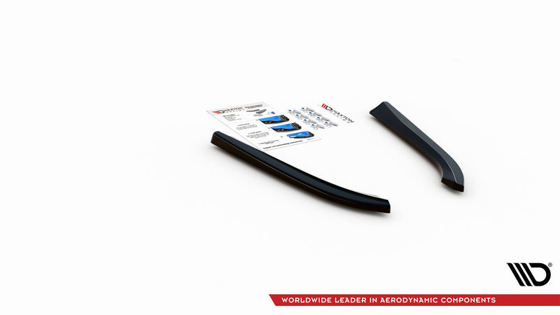 Maxton Rear Side Splitters Audi S8 D3 - Gloss Black