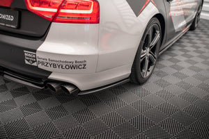 Maxton side splitters til Audi S8 D4 – blank sort – billede 1 af 5