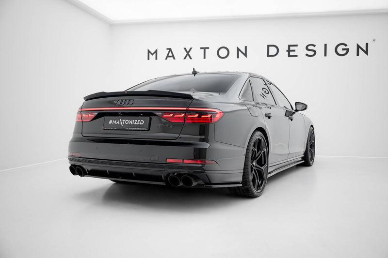 Maxton side splitters til Audi S8 D5 – blank sort – billede 4 af 6