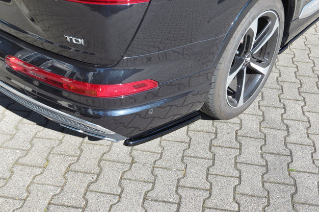 Maxton Rear Side Splitters Audi Sq7 / Q7 S-Line Mk.2 - Gloss Black