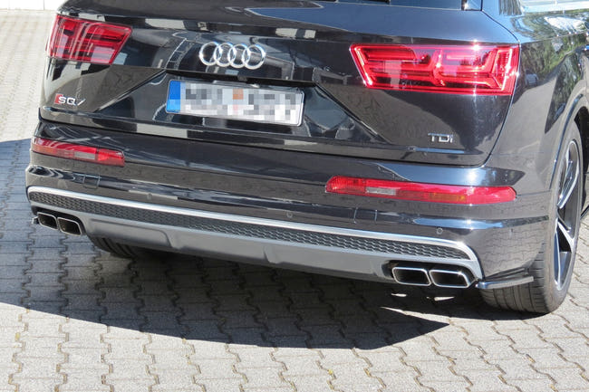Maxton Rear Side Splitters Audi Sq7 / Q7 S-Line Mk.2 - Gloss Black