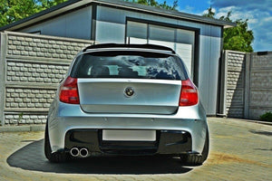 Maxton Rear Side Splitters BMW 1 E87 Standard/M-Performance - Gloss Black
