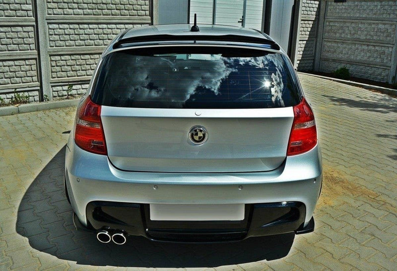Maxton Rear Side Splitters BMW 1 E87 Standard/M-Performance - Gloss Black