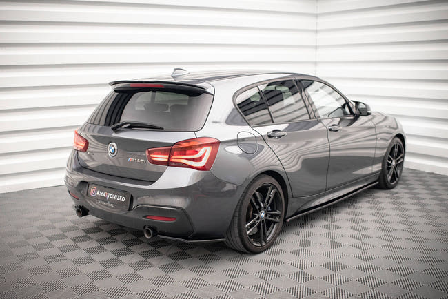 Maxton side splitters til BMW 1 F20/F21 M-Power (Facelift) – blank sort – billede 2 af 5