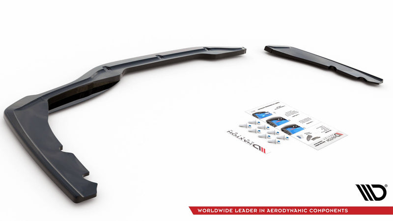 Maxton side splitters til BMW 2 Gran Coupe M-Pack F44 – blank sort – billede 4 af 4