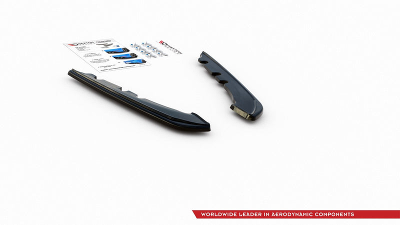Maxton side splitters til BMW 3 E91 Facelift – blank sort – billede 7 af 8
