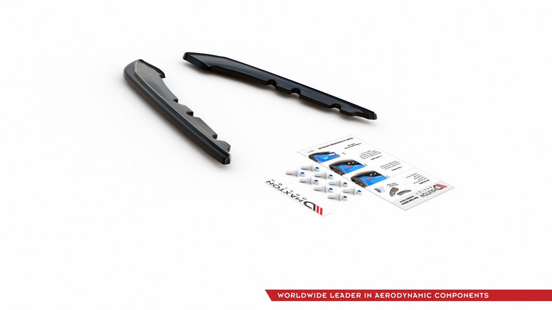 Maxton side splitters til BMW 3 E91 Facelift – blank sort – billede 8 af 8