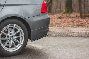 Maxton side splitters til BMW 3 E91 Facelift – blank sort – billede 2 af 8