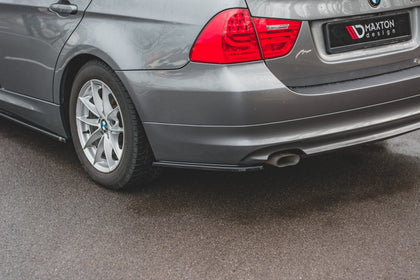 Maxton side splitters til BMW 3 E91 Facelift – blank sort – billede 1 af 8