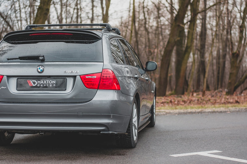 Maxton side splitters til BMW 3 E91 Facelift – blank sort – billede 3 af 8