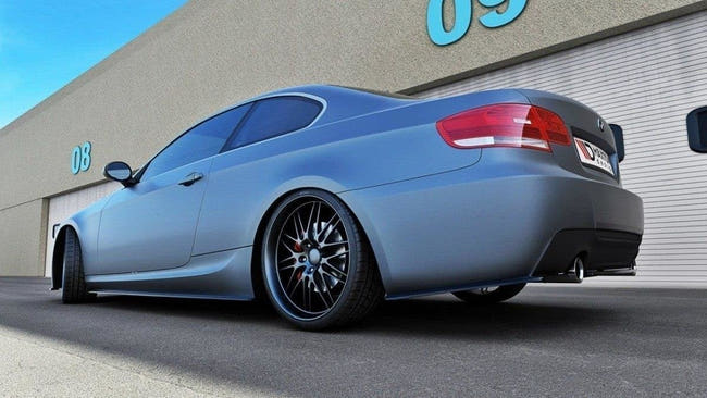 Maxton side splitters til BMW 3 E92 Mpack – blank sort – billede 1 af 4
