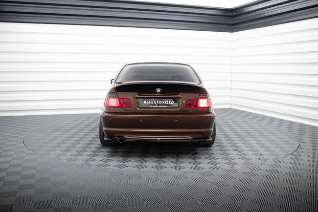 Maxton side splitters til BMW 3 M-Pack Coupe E46 – blank sort – billede 2 af 6